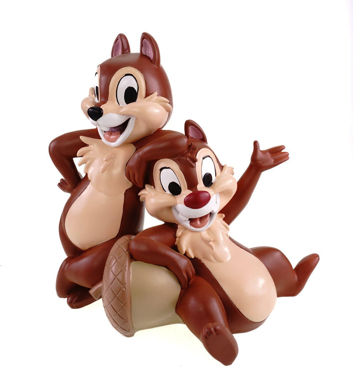 Gartenfigur Chip und Chap 33cm Wetterfest Disney Dekoration Garten und Zuhause | Polyresin Statue |