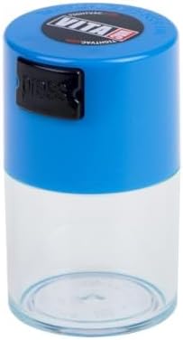 Tightpac America, Inc. Vitavac Luftdichter Behälter, 06 Liter, 2 Flüssigunzen, Blau, Blau