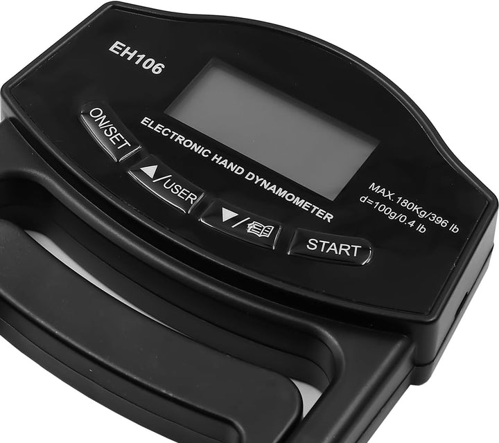 Griffstärke-Tester, 396 Pfund, digitaler Hand-Dynamometer, Griffstärke-Messgerät, USB-wiederaufladba
