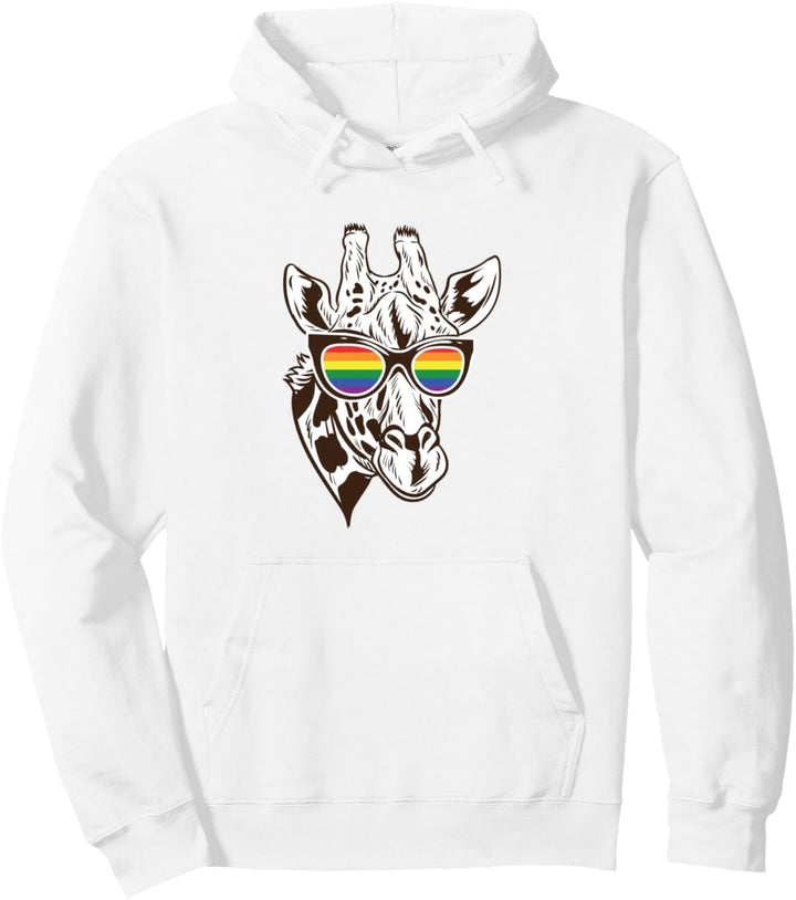 Regenbogen Giraffe Gay Pride Pullover Hoodie