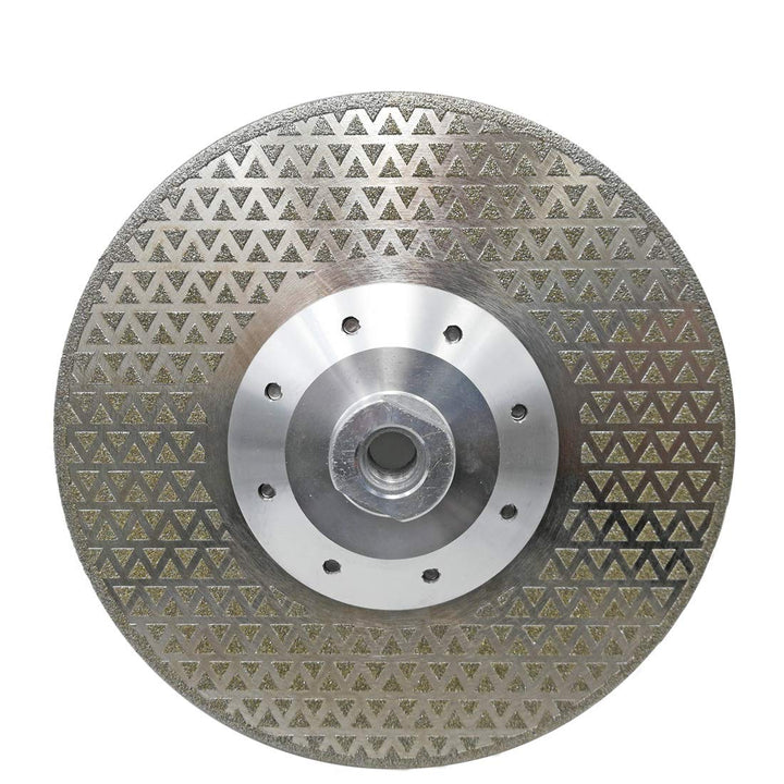 DT-DIATOOL Diamantscheibe 180 mm x M14 Doppelseitig Galvanisch Trennscheibe und Schleifscheibe für H