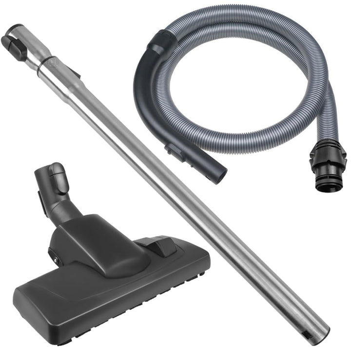 PRIMEBAG Set 4-teilig passend für Miele Blizzard CX1 Düse Schwarz | Schlauch, Griff, Rohr, Bodendüse