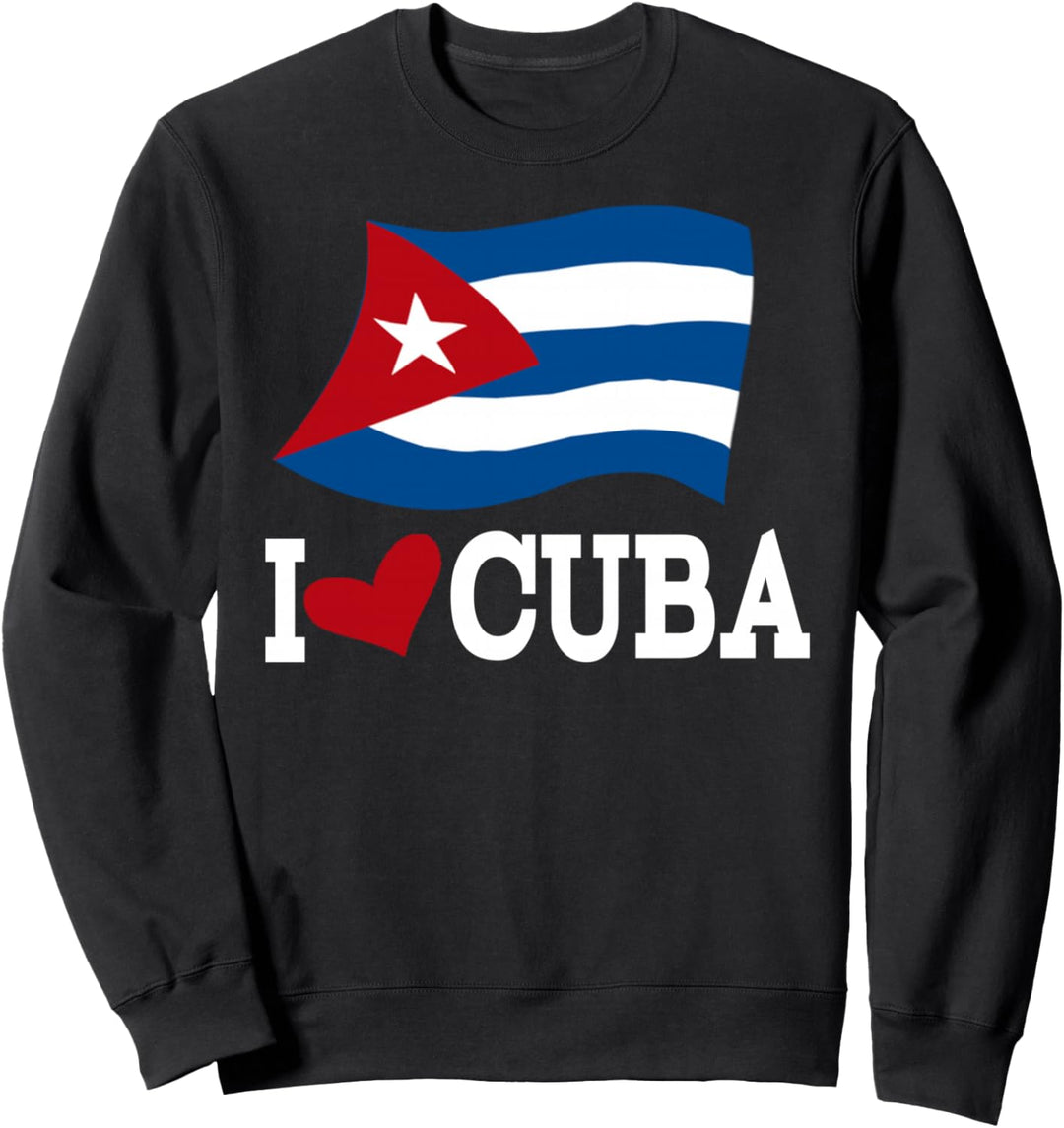 Kubanische Flagge Kuba Spanisches Havana Sweatshirt