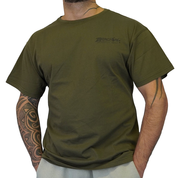 Brachial Premium Herren T-Shirt Lightweight Loose-Fit - für Freizeit Bodybuilding Workout Gym Krafts