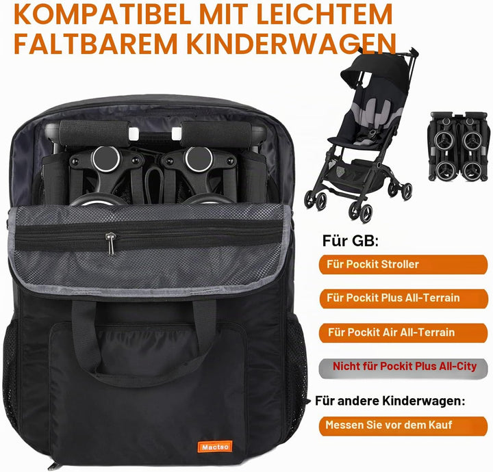 Kinderwagen Reisetasche Kompatibel mit GB Pockit und GB Pockit Air Plus All Terrain, Leichter Kinder