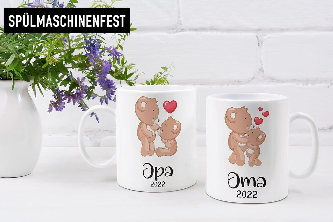 Trendation - Ihr werdet Oma und Opa 2022 Geschenk Schwangerschaft Verkünden Überraschung Baby Du Wir