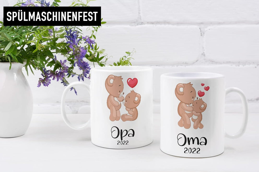 Trendation - Ihr werdet Oma und Opa 2022 Geschenk Schwangerschaft Verkünden Überraschung Baby Du Wir