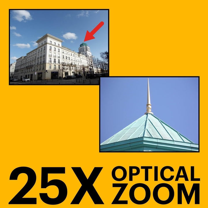 KODAK PIXPRO Astro Zoom AZ255-RD 16MP Digitalkamera mit 25-fachem optischen Zoom, 24 mm Weitwinkel,