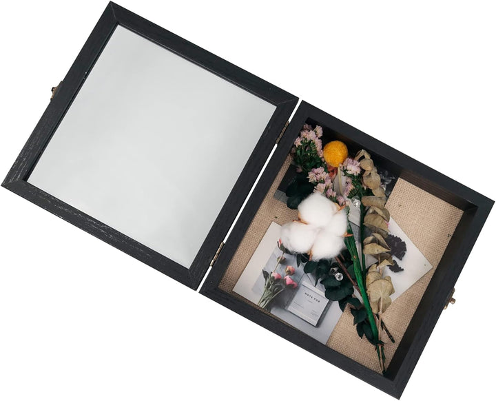 GraduatePro Shadow Box 3D Bilderrahmen mit Leinenrückseite, Bilderrahmen Objektrahmen Erinnerungsstü