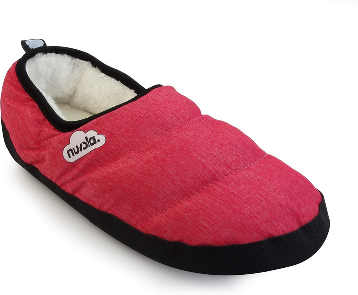NUVOLA. Hausschuhe Herren Damen Rutschfester Sohle warm gepolstert bequem 36/37 EU Salmon, 36/37 EU