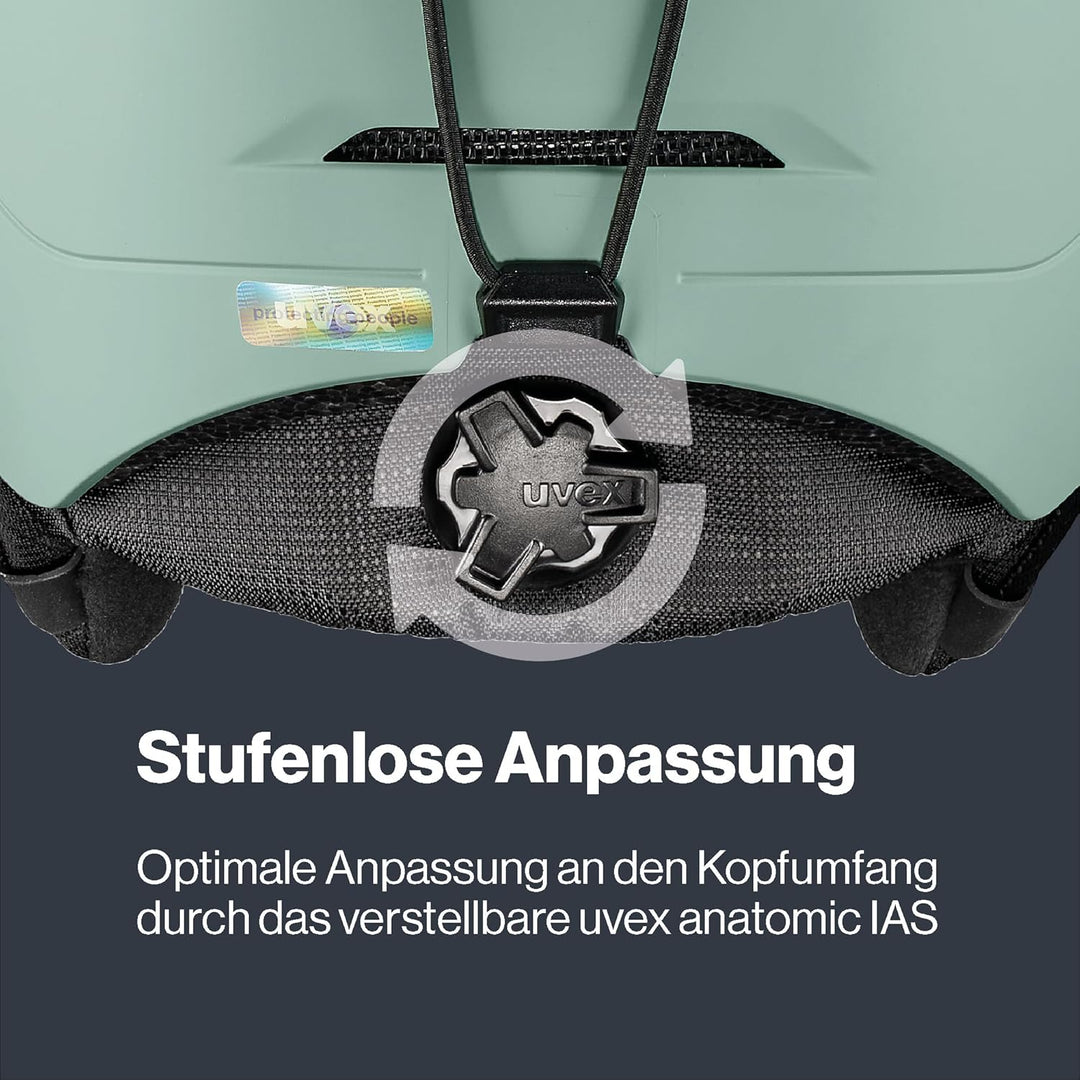 uvex Wanted, verstellbarer Ski- & Snowboardhelm mit verschliessbarem Belüftungssystem für Damen & He