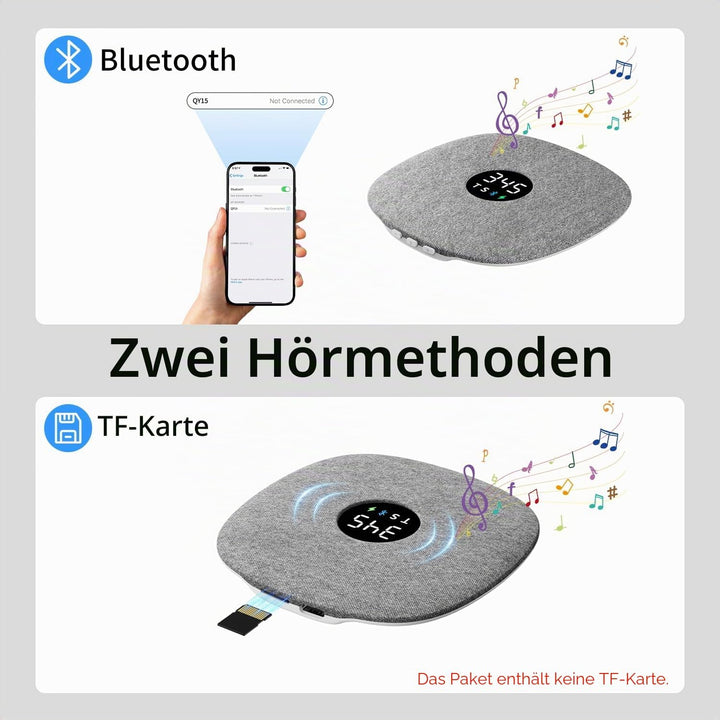 Bone Conduction Under-Pillow Speaker for Sleeping,Ultra-Thin Portable Wireless Bluetooth Pillow Spea