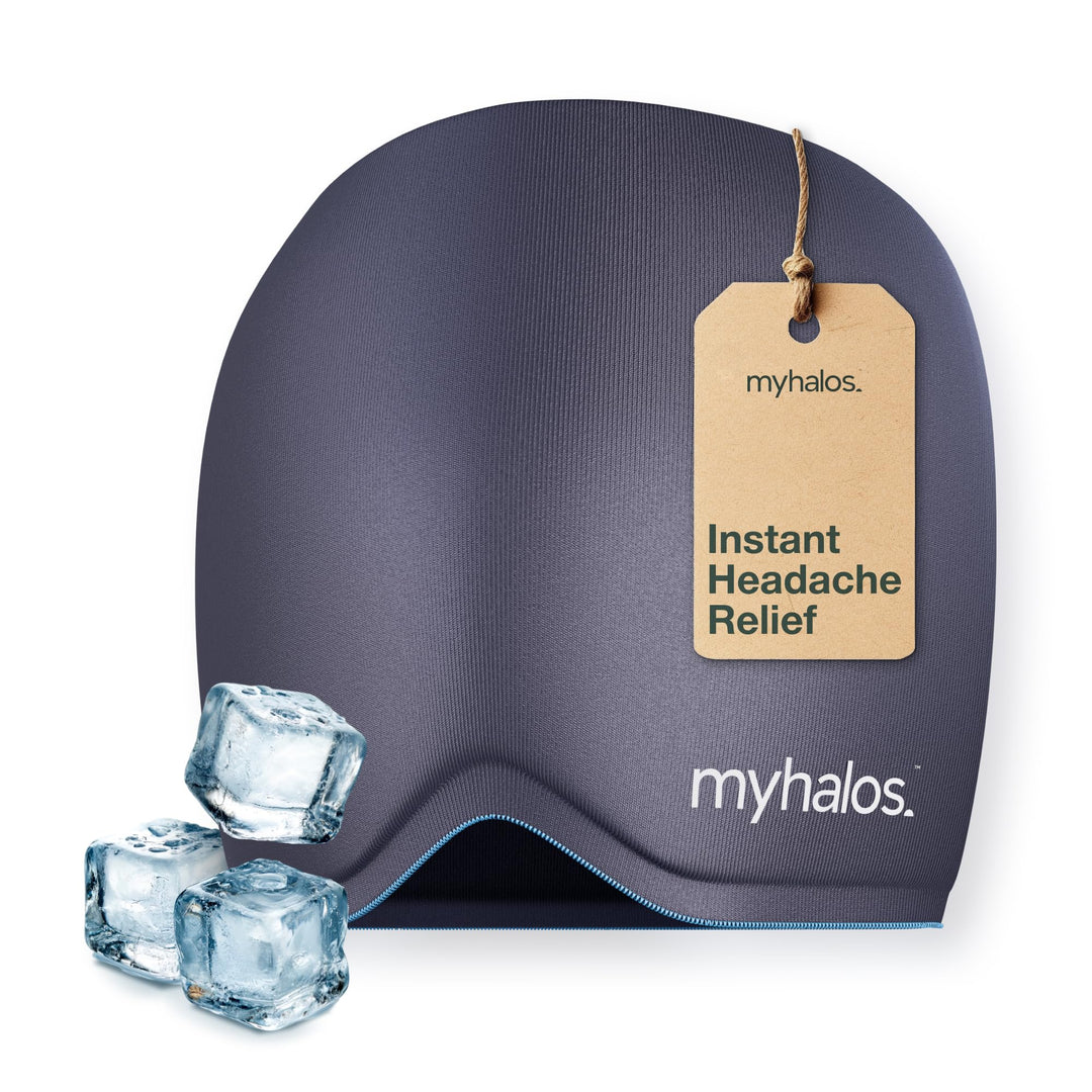 Halo Mask Migräne Haube – Headache Relief Cap - Wiederverwendbare Migräne Mütze & Migräne Kühlmütze