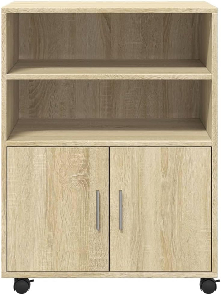 vidaXL Rollschrank, Büroschrank mit Stauraum, Aktenschrank für Wohnzimmer Büro, Bürocontainer Schran