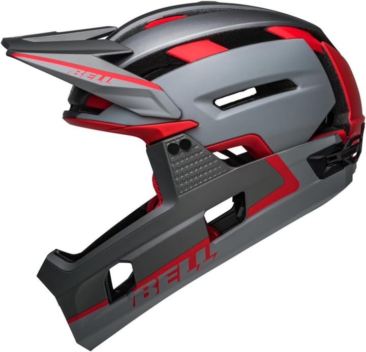 BELL Super Air R Spherical MTB Fahrrad Helm matt rot/grau 2024, S