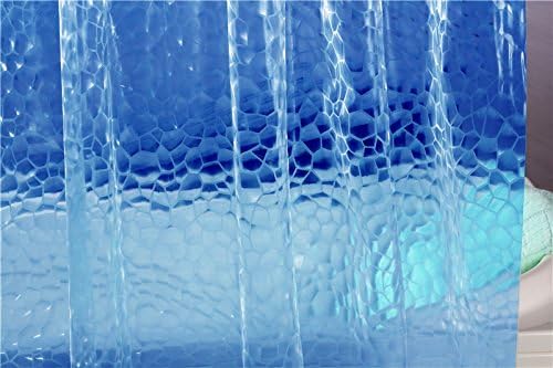 Adwaita Duschvorhang-Einlage, strapazierfähig, Eva-Kunststoff, schimmelfrei, 3D-Wasserwürfel, transp