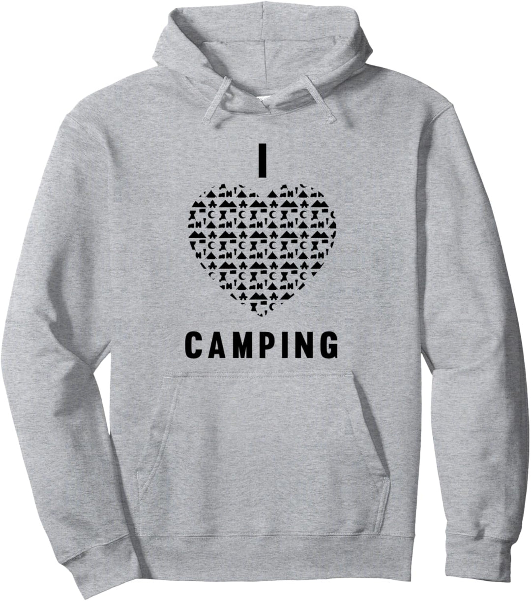 Camping Natur Wildnis Wildtiere Outdoor Pullover Hoodie