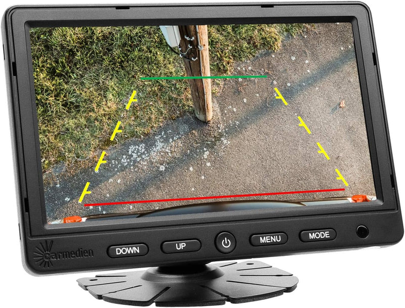 Carmedien 7" Quad Monitor CM-NMR7Q4 für Rückfahrkameras Split Screen Bildschirm 4 V In TFT Display 1