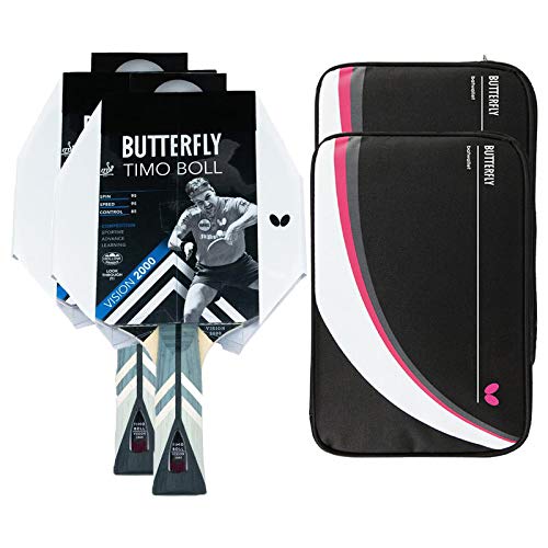 Butterfly® Timo Boll Vision 2000 Tischtennisschläger | Tischtennis Racket Bat TT Profi Wettkampfschl