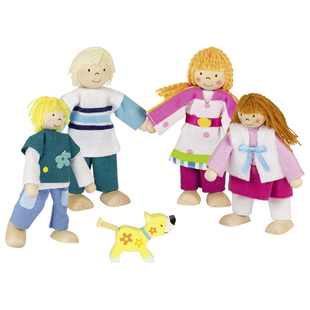 goki 51582 Belle Biegepuppen Familie Susibelle, Natur, M