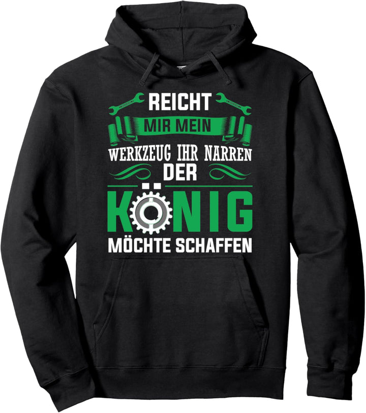 Handwerker Spruch Mechaniker Elektriker Heimwerker Schreiner Pullover Hoodie