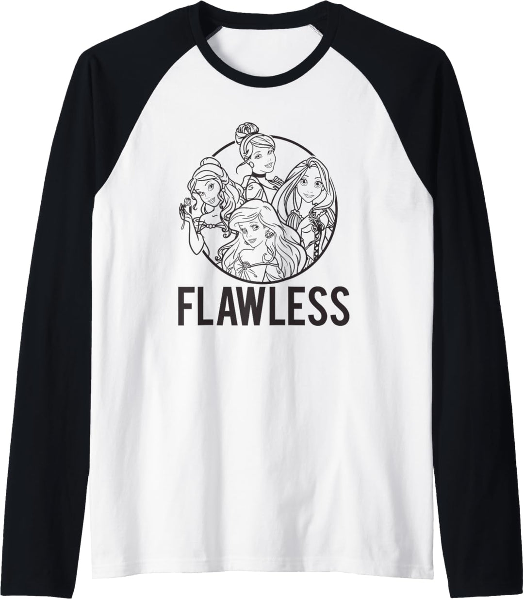Disney Princess Group Shot Flawless Raglan
