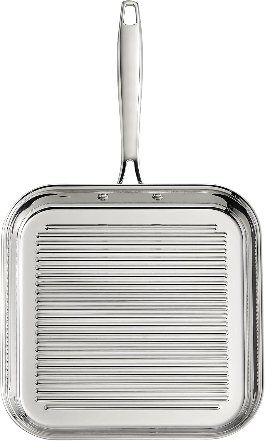 Tramontina 11-inch 80116/072DS Gourmet Stainless Steel Induction-Ready Tri-Ply Clad 11 inch Grill Pa