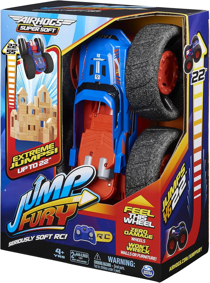 Air Hogs Jump Fury, ferngesteuertes Fahrzeug für drinnen, springt bis zu 55cm hoch