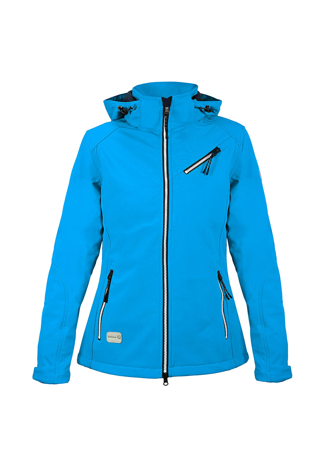 MADSea Damen Softshelljacke Funktionsjacke 36 Blau, 36 Blau