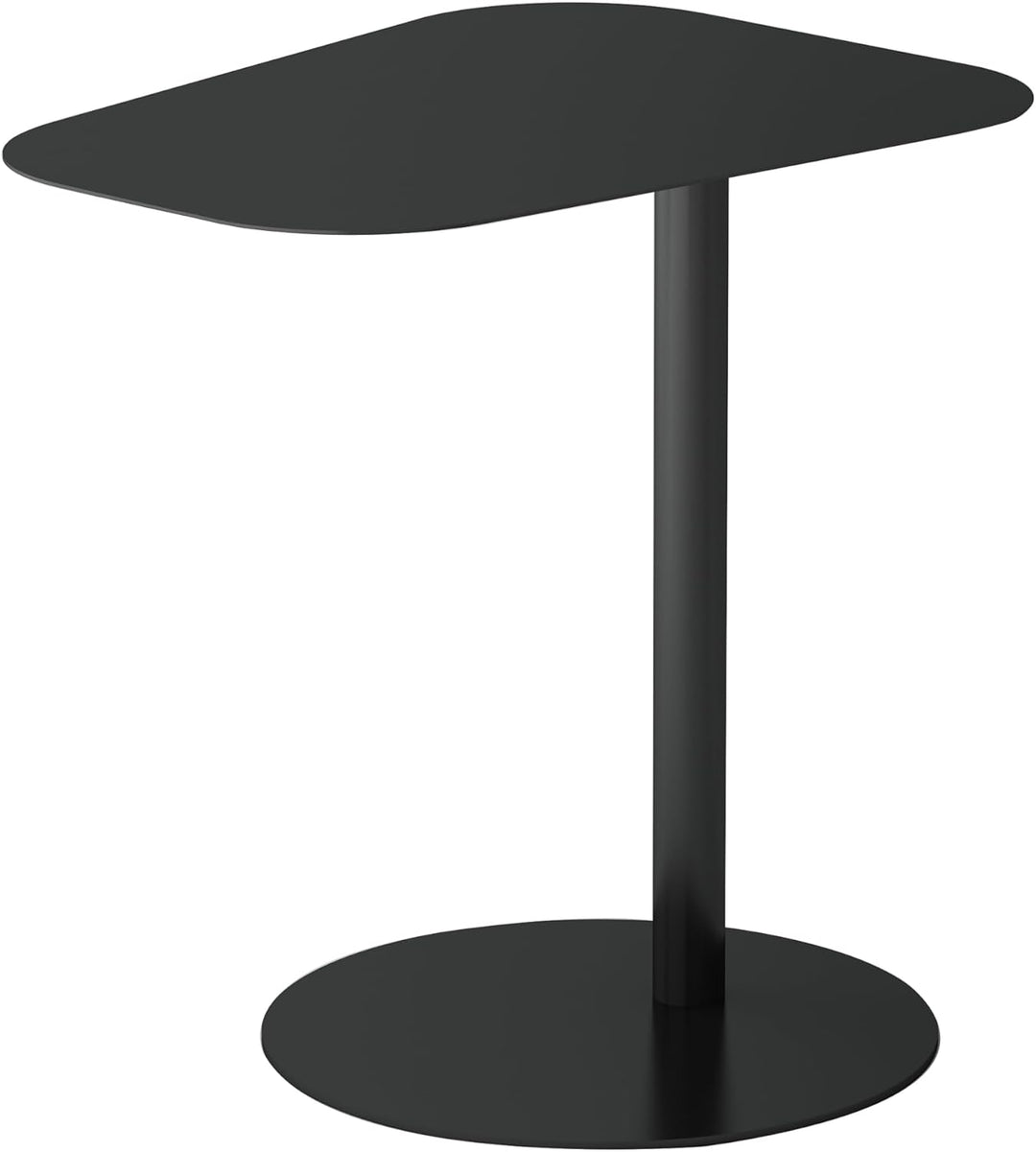 [en.casa] Beistelltisch Nastätten Gartentisch Couchtisch mit Metallgestell Sofatisch modernes Design