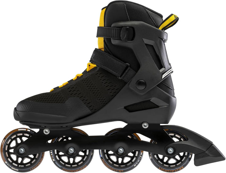 ROLLERBLADE Herren Inline-Skates Spark 80 black-saffron yellow 42, black-saffron yellow 42