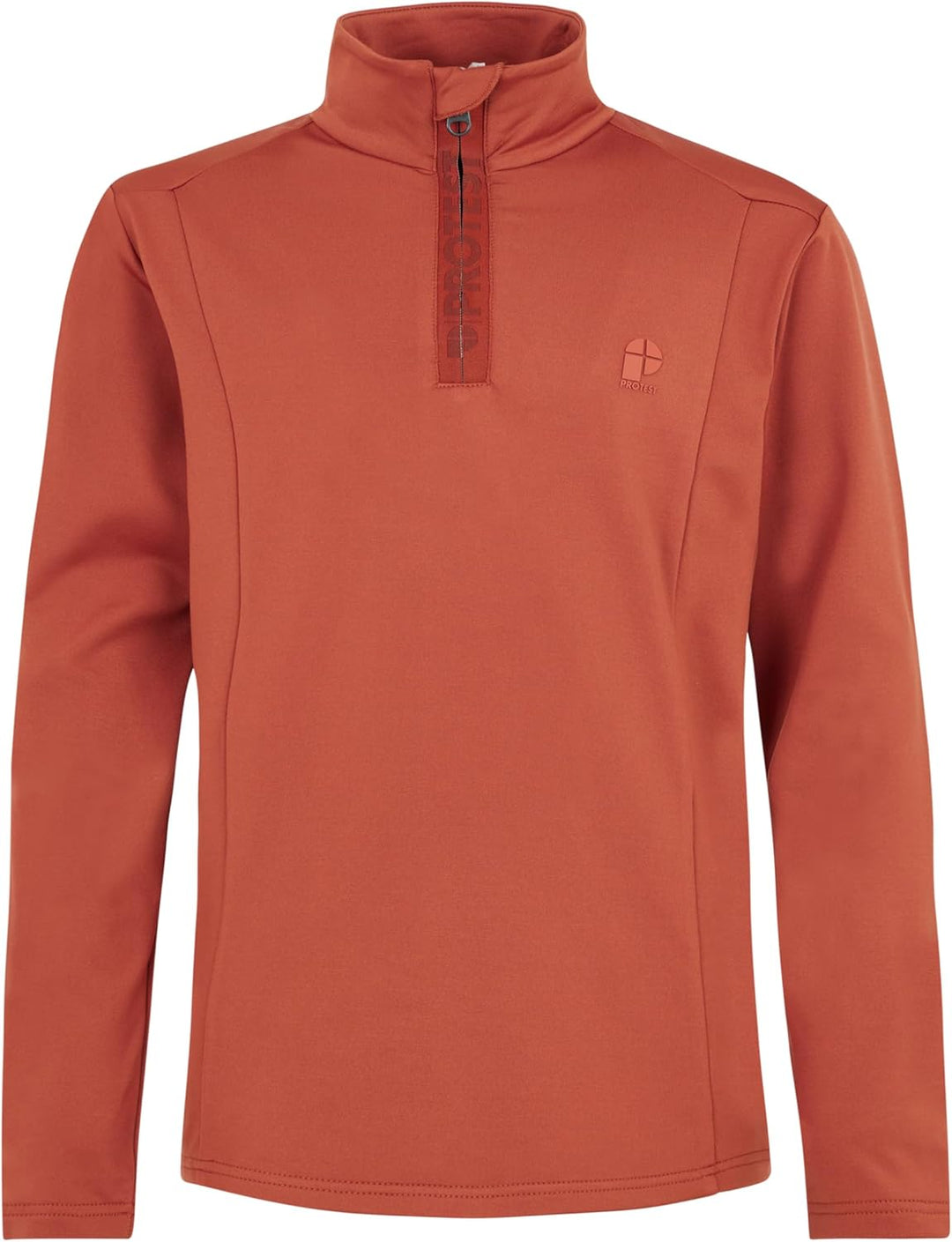 Protest Boys 1/4-Reissverschluss WILLOWY JR 104 Brick Orange, 104 Brick Orange