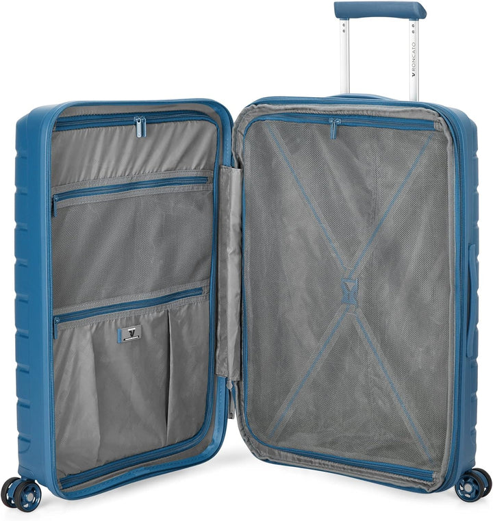 RONCATO B-Flying - 4-Rollen-Trolley M 68 cm erw. Denim, Denim