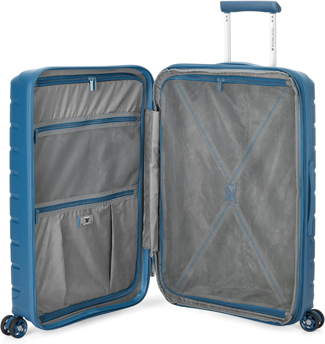 RONCATO B-Flying - 4-Rollen-Trolley M 68 cm erw. Denim, Denim