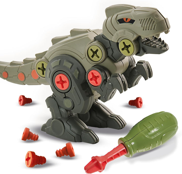 SES Creative 14291 Dino-Schraubkonstruktionen - Kreatives Bauset für Kinder ab 5 Jahren - Baue einen