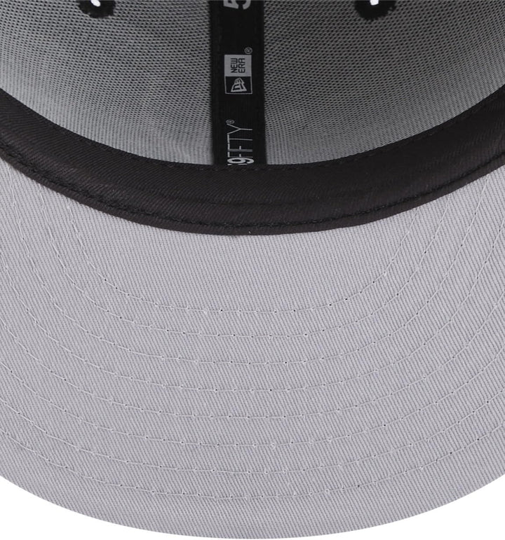 New Era Team Side Patch 59Fifty Cap LA Dodgers Schwarz Weiss, Size:7 3/4