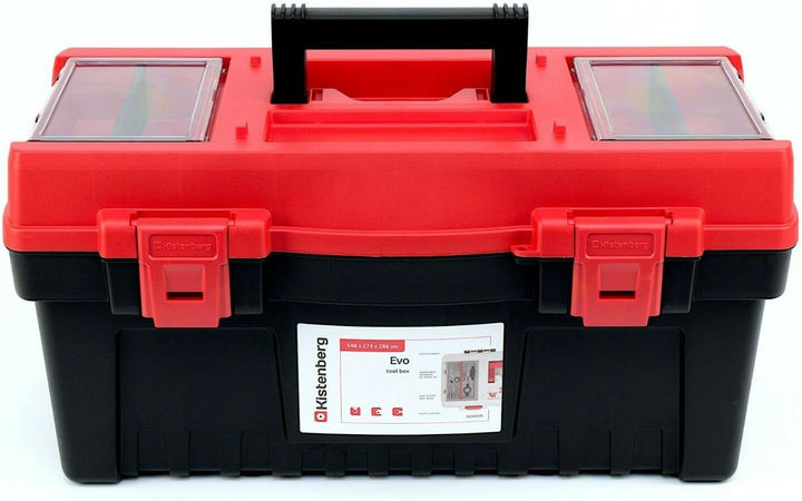 Kistenberg Werkzeugkoffer Werkzeugkiste Werkzeugkasten Werkstattkiste Werkzeugbox (mit Werkzeugtrage