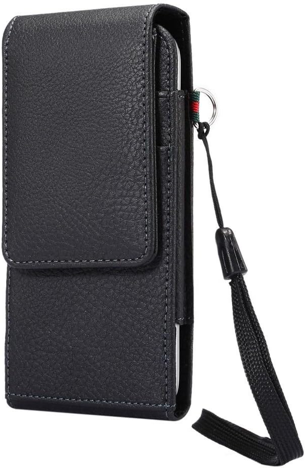Magnetic Leather Card Holder Case Belt Clip Rotary 360 for Sony Xperia XZ1-COMPACT - Black