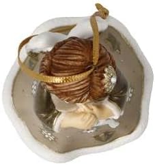 Goebel Jahresengel Glöckchen 2024 - Weihnachten Porzellanglocke