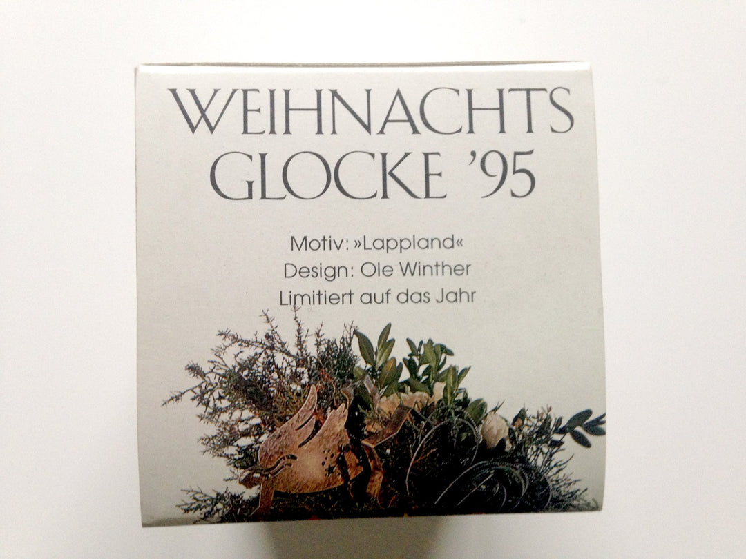 Porzellanglocke Weihnachtsglocke 1995 - Hutschenreuther - in OVP