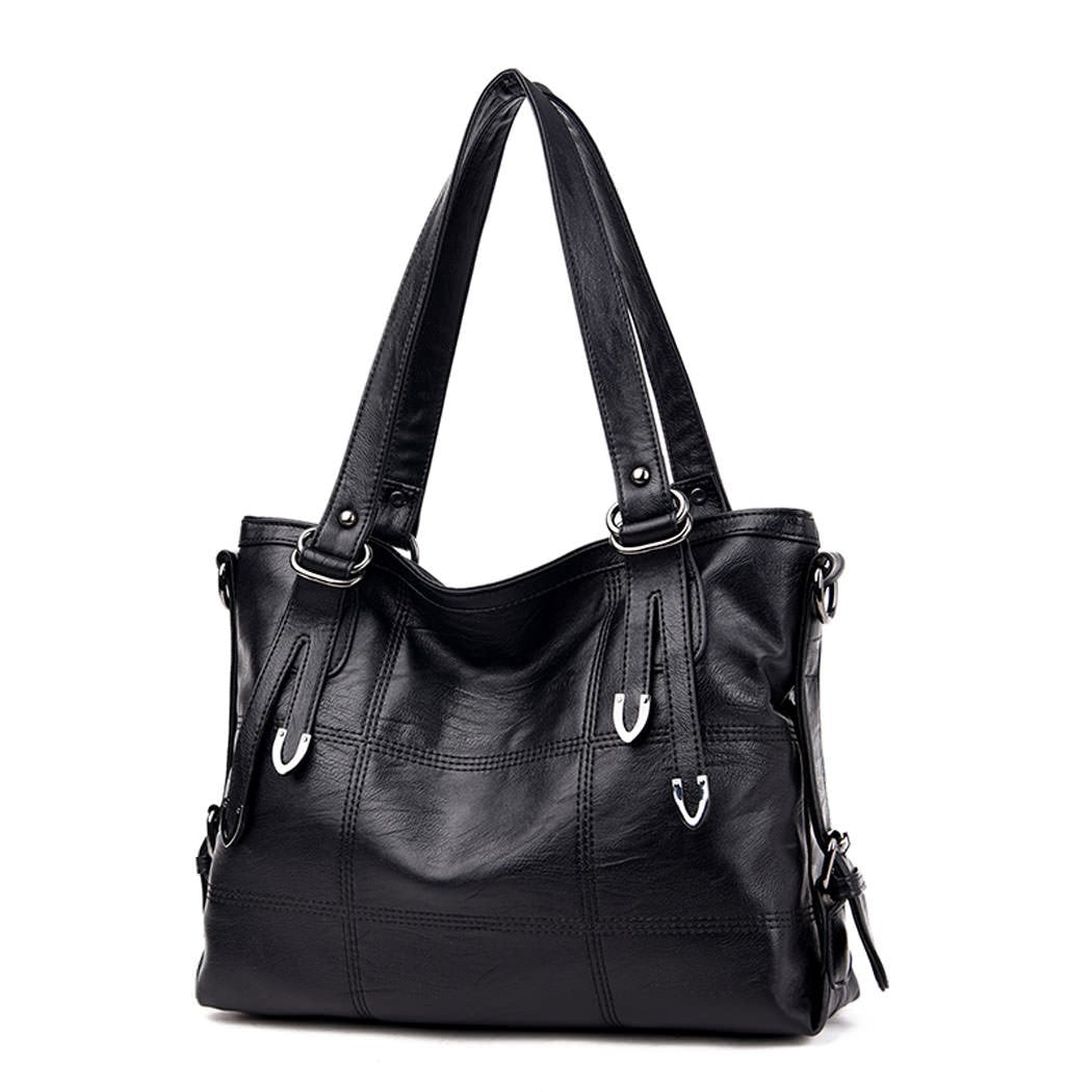 DEERWORD Damen Taschen Handtasche Frauen Elegant Tasche Henkeltasche Vintage PU-Leder 5369 1-teilig