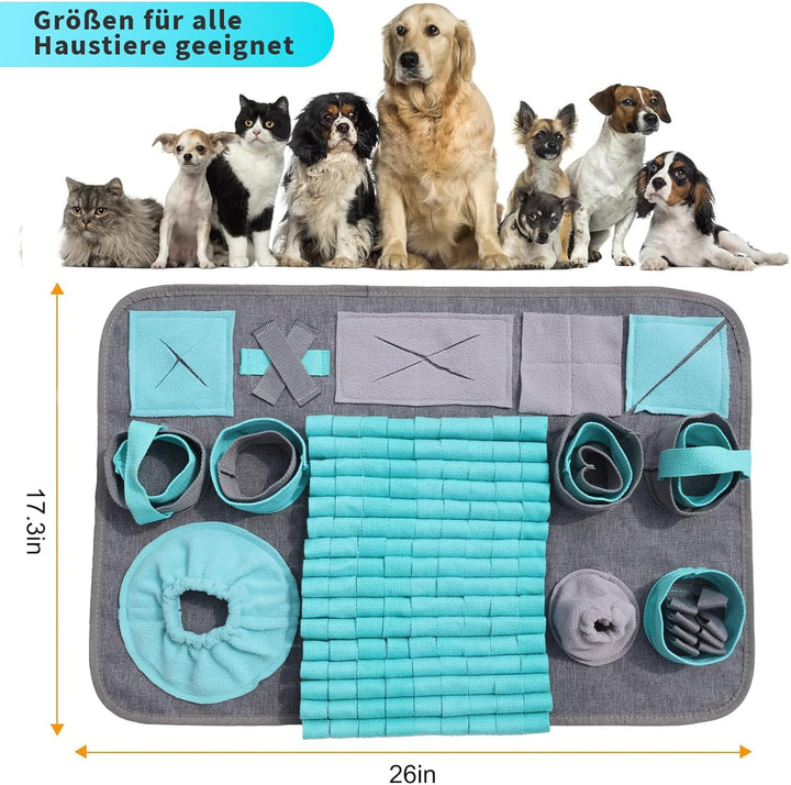 Futtermatte Trainingsmatte Hund SchnüFfelteppich Waschbar Trainingsmatte SchnüFfelteppich FüR Hunde
