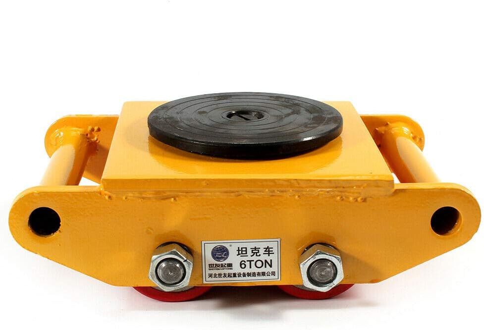 WUPYI2018 Transportfahrwerk 6T Schwerlastrollen Panzerrollen Fahrwerk Rollen Roller 13200lb Transpor