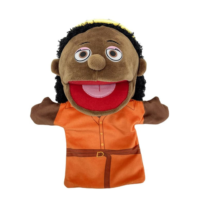 LOMTRATS Familie Handpuppen für Kinder, beinhaltet Opa, Oma, Papa, Mama, Tochter, Sohn mit beweglich
