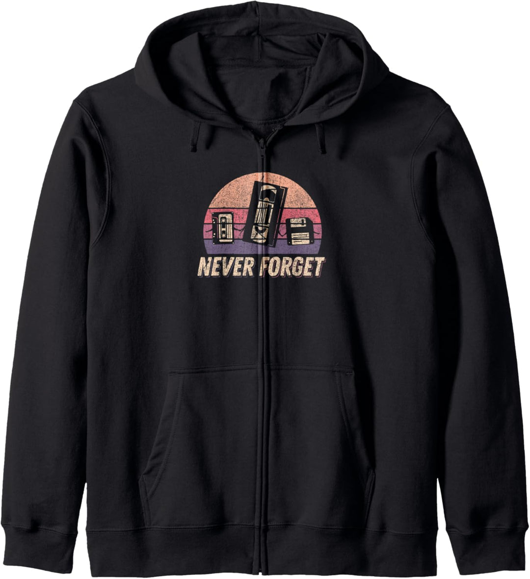 Never Forget Adult Humor Mens Graphic Novelty Sarcastic Kapuzenjacke