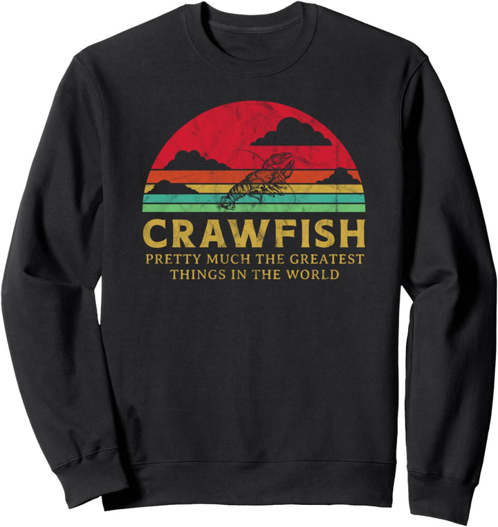 Langusten Greatest Thing Retro Sunset Cajun Meeresfrüchte ko Sweatshirt