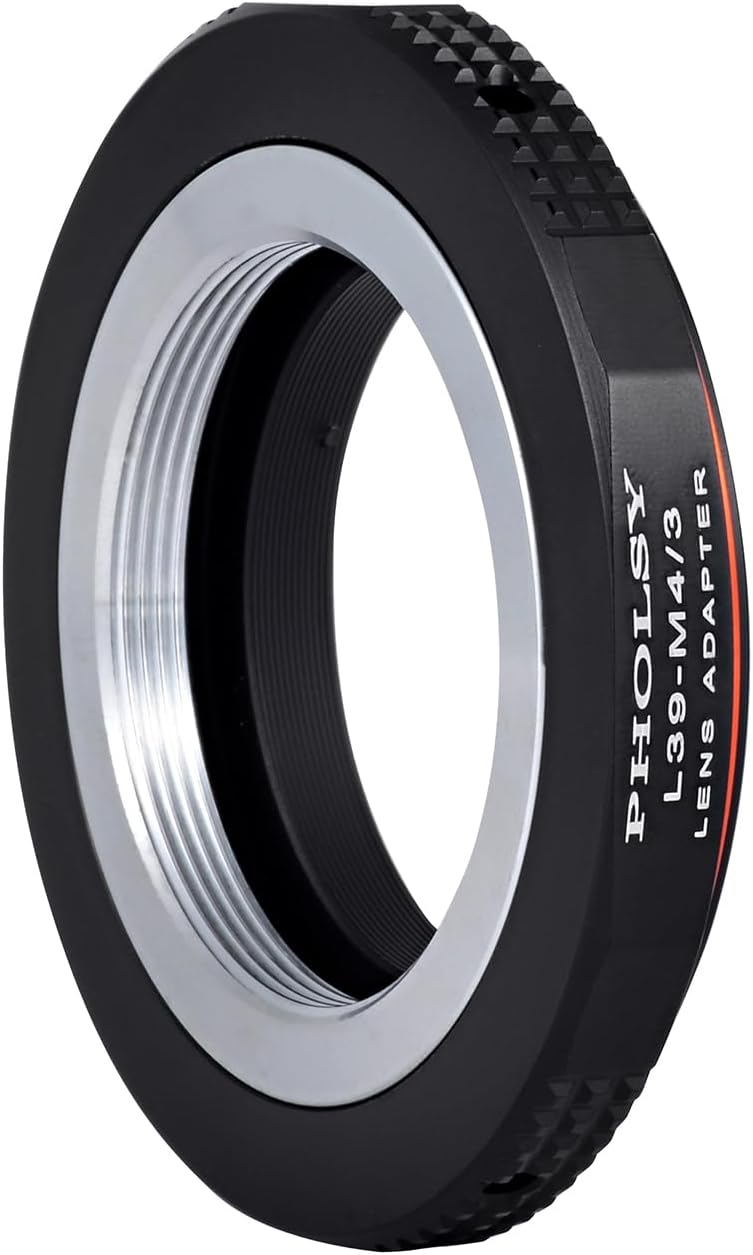 PHOLSY Konverter für L39 auf MFT Objektivadapter Kompatibel für Leica L39 M39 LTM 39mm Objektiv auf