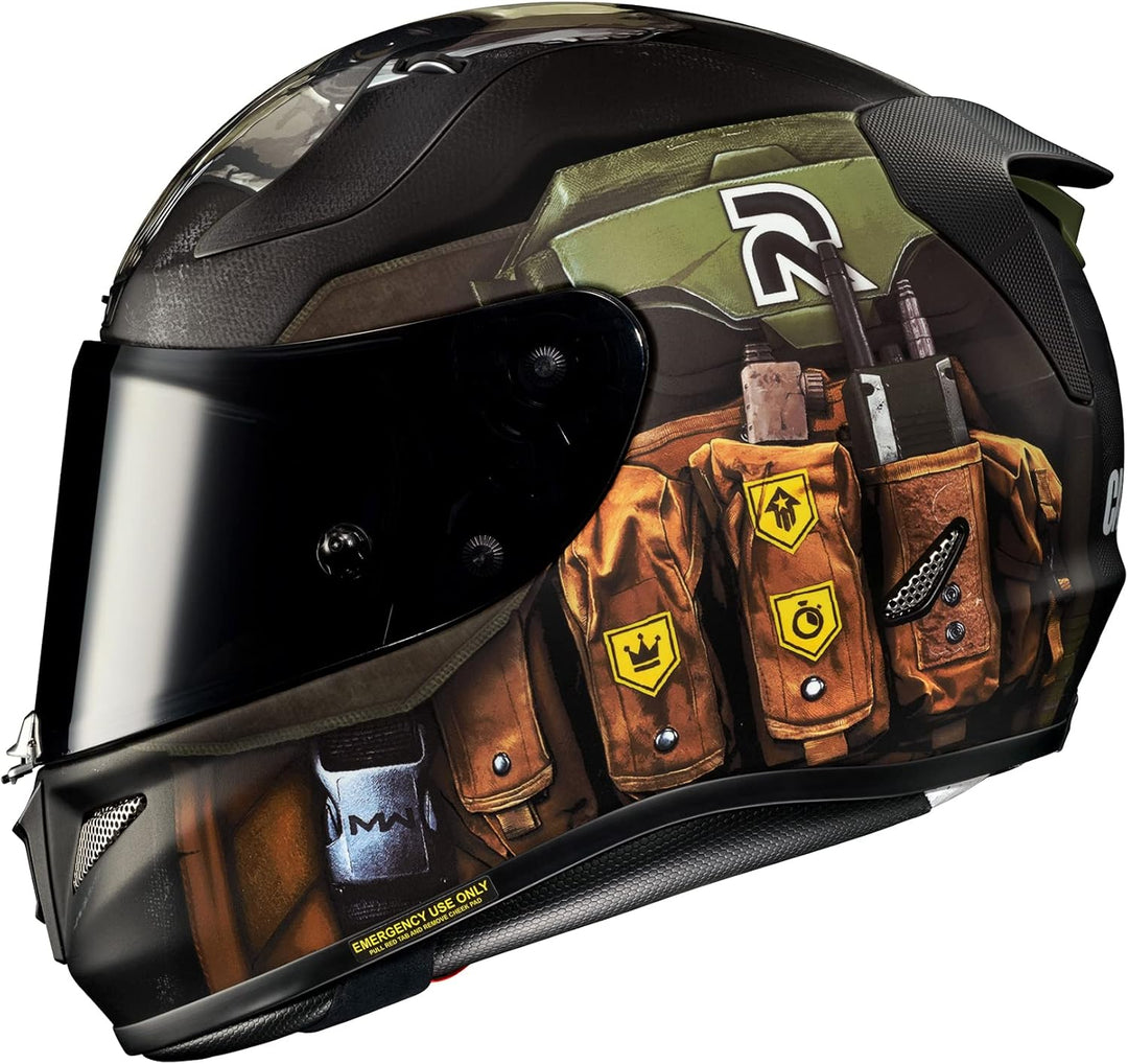 Helm HJC RPHA 11 Ghost Call Of Duty MC34SF schwarz grün matt, M