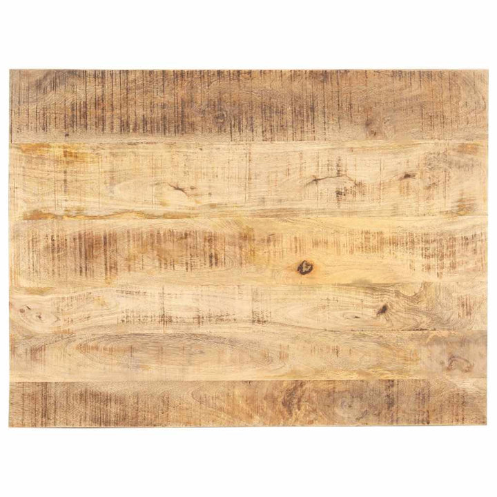 vidaXL Mangoholz Massiv Tischplatte Massivholzplatte Holzplatte Ersatztischplatte Holz Platte für Es