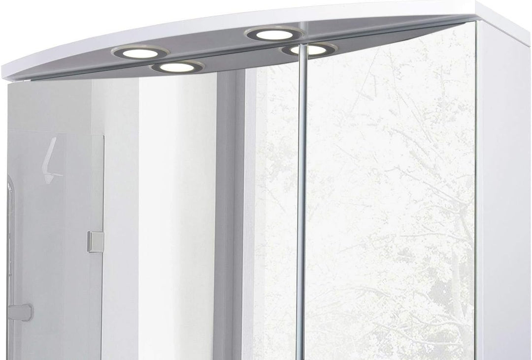 Schildmeyer Spiegelschrank »Verona LED«, Breite 60 cm 60 cm LED, 60 cm LED